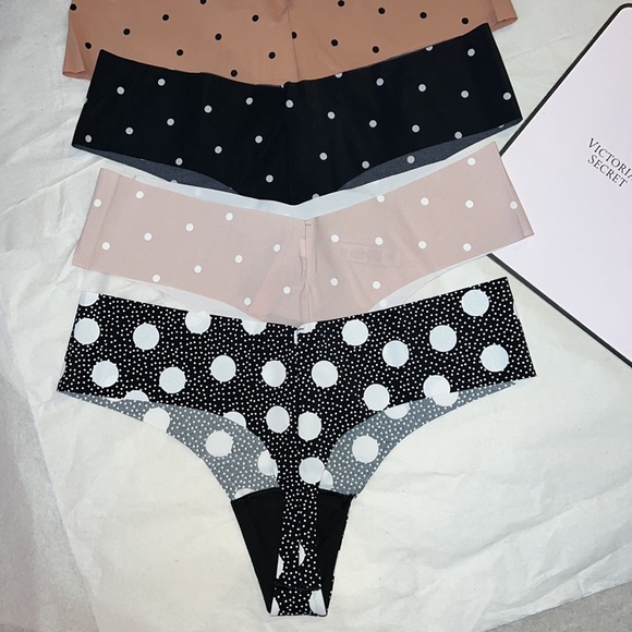 5pk Victoria's Secret THONG No Show Panties XL - Picture 9 of 15